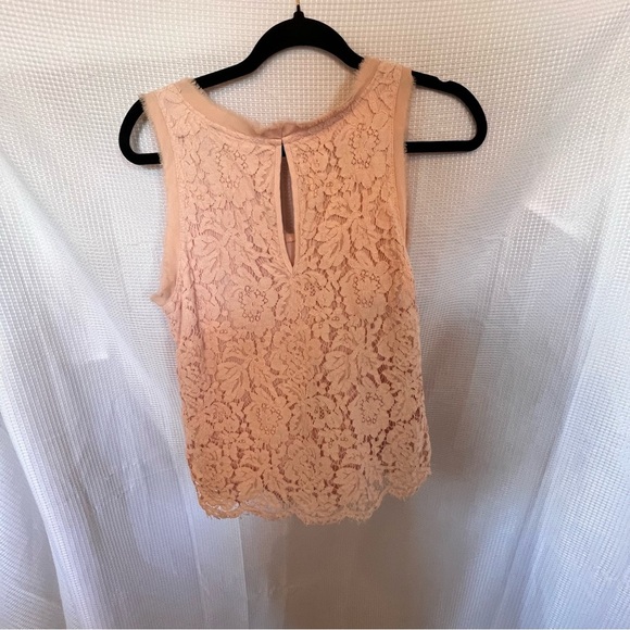 Small Banana Republic Lacey Pink Tank E - Picture 3 of 4
